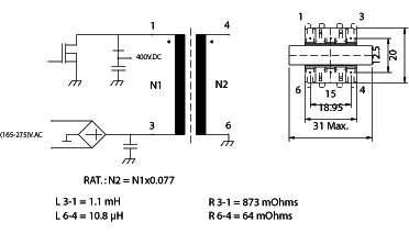 Schematic diagram for HR 15018