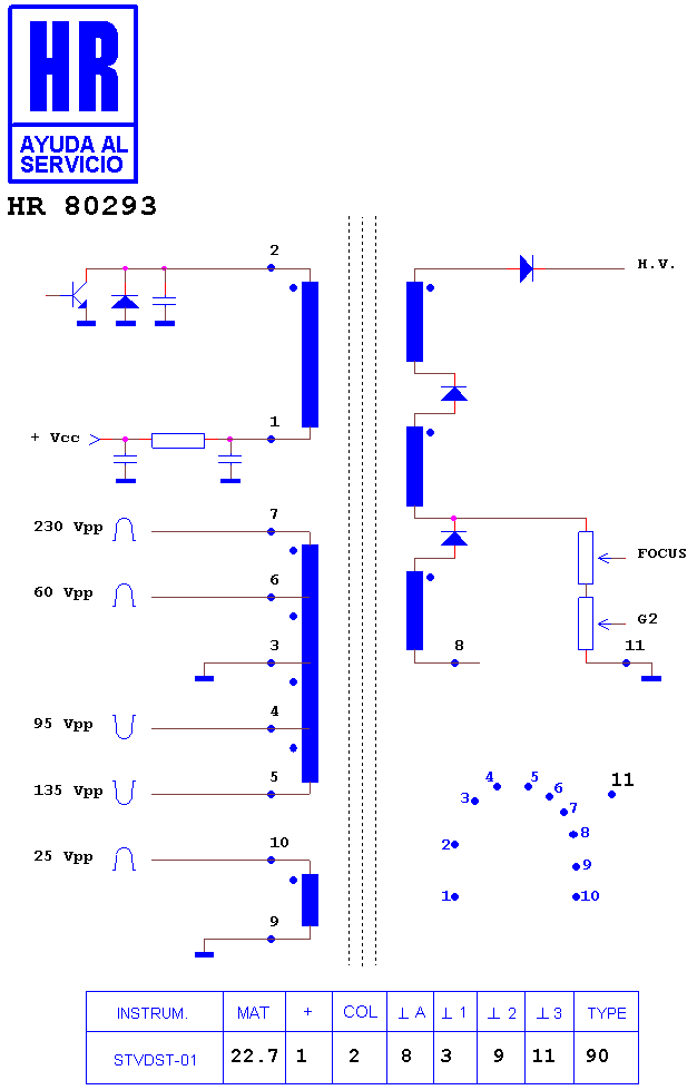 Schematic diagram for HR 80293