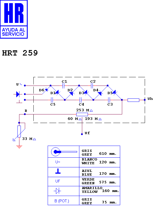 Schematic diagram for HRT 259