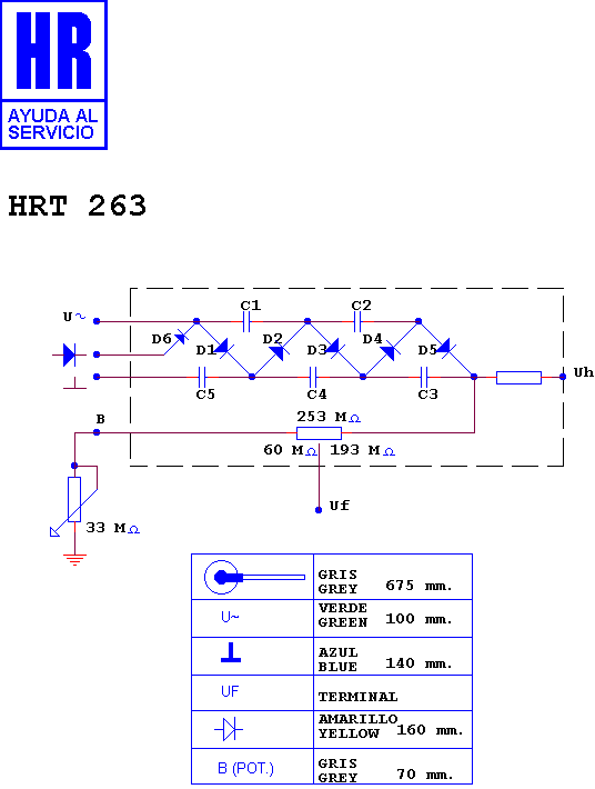 Schematic diagram for HRT 263