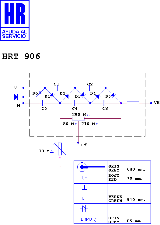 Schematic diagram for HRT 906